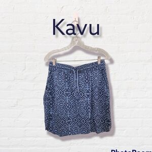 Kavu True‎ Outdoor wear Tencel Geometric Skirt Size medium